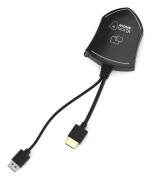 Kindermann Klick & Show TOUCH H, Single, Sändarmodul, Svart, 1 styck, Kindermann, Kindermann KLICK & SHOW K-40/K-42 series wireless presentation syst