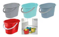 keeper "thies" städhink, oval, 13 liter, nordisk-grå, ergonomiskt format plasthandtag, infällt grepp - 1 st (1078713000000)