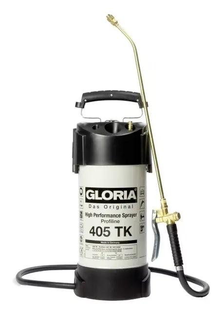 Gloria tryckspruta metall 405TK 5L oljeresistent