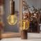 LED-lampa Star Trading E27 G125 Globe Gold