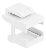 Delock Keystone cover - Chassi med modulär insättning - vit (paket om 10)