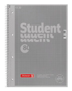 Brunnen 1067928192, Monokromatiskt, Silver, A4, 80 ark, 90 g/m ^, Rutat papper