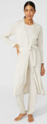 Debenhams Kvinnor/Damer Ribbed Split Hem Long Cardigan med delad nederkant