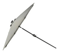 SABAL Parasoll 270 cm med LED Grå