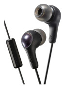  JVC Gumy Plus in-ear hörlurar (svart)