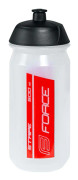 Force Stripe 0,5l transparent / rosu kapsel