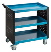HAZET Assistent, 3 galler, Stål, Stål, Svart, Blå, 50 kg, 4 hjul