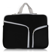 T228 Diving Material Computer Bag Multi-pocket Laptop Liner Bag, Size: 13 Inch(Black)