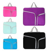 T228 Diving Material Computer Bag Multi-pocket Laptop Liner Bag, Size: 10 Inch(Mint Green)