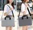 ST09 Portable Single-shoulder Laptop Bag, Size: 15.6 inches(Grey)