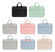 Baona BN-Q006 PU Leather Full Opening Laptop Handbag For 15/15.6/16 inches(Grey)