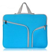 T228 Diving Material Computer Bag Multi-pocket Laptop Liner Bag, Size: 17 Inch(Blue)