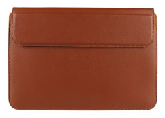 PU08 Multifunctional Notebook PU Liner Bag, Size:14.1-15.4 inch(Cowhide Yellow)