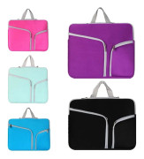 T228 Diving Material Computer Bag Multi-pocket Laptop Liner Bag, Size: 14 Inch(Purple)