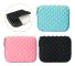 Diamond Texture Laptop Power Bag, Size: 16 x 13 x 1.5cm (Black)