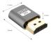 VGA Virtual Display Adapter HDMI 1.4 DDC EDID Dummy Plug Headless Display Emulator (Red)