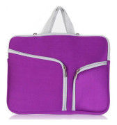 T228 Diving Material Computer Bag Multi-pocket Laptop Liner Bag, Size: 10 Inch(Purple)