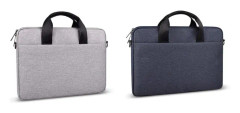 ST09 Portable Single-shoulder Laptop Bag, Size: 15.6 inches(Navy Cyan)