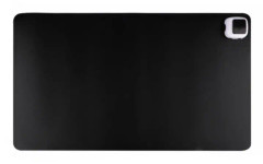 220V Electric Hot Plate Writing Desk Warm Table Mat Blanket Office Mouse Heating Warm Computer Hand Warmer Desktop Heating Plate, Color:Black Big Size