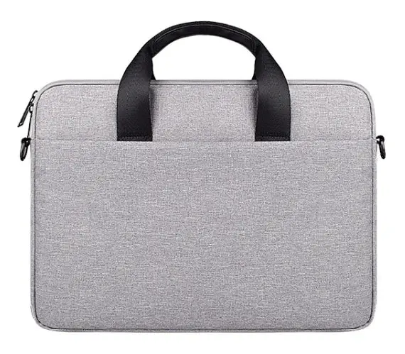 ST09 Portable Single-shoulder Laptop Bag, Size: 15.6 inches(Grey)