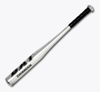 Basebollträ i aluminiumlegering (vit)