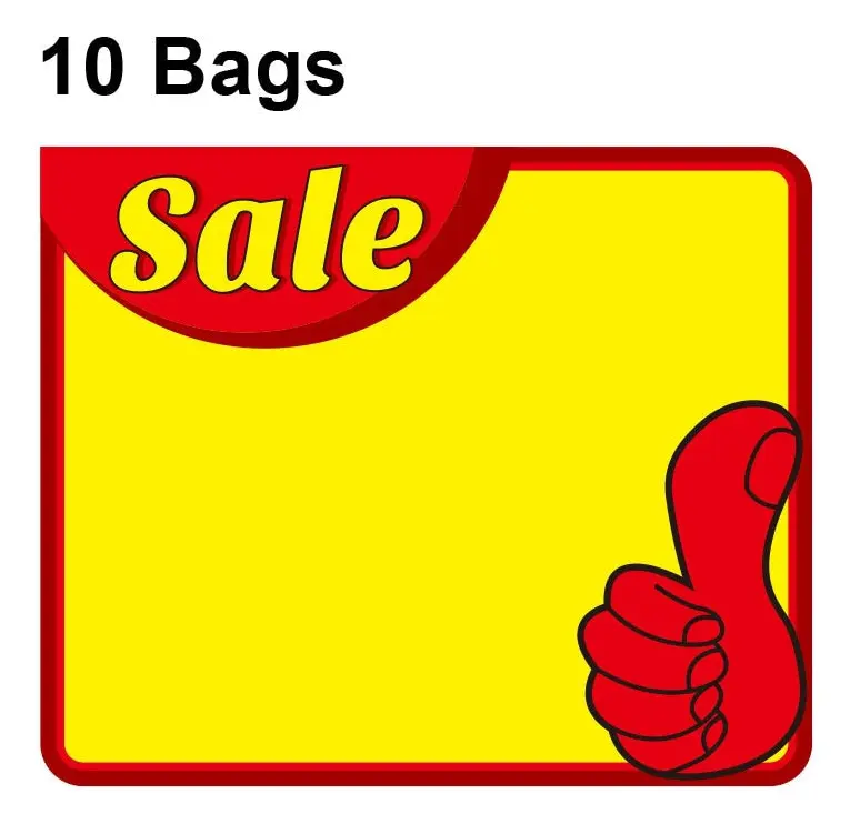 WM-113 10bags 18x14cm Explosion Sticker Product Price Tag Supermarket Price Label