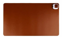 220V Electric Hot Plate Writing Desk Warm Table Mat Blanket Office Mouse Heating Warm Computer Hand Warmer Desktop Heating Plate, Color:Brown Big Size