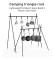 Naturehike NH20PJ102 4 PCS / Set 19mm Pipe Diameter Hooks for Triangle Rack (OG2874 / OG2873)