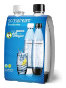 SodaStream Fuse Duopack 1l PET-flaska svart+vit