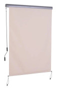 Rootz Vertikal Markis - Balkong Markis - Markis - Fönsterrulle - Krämvit - 140 x 250 cm