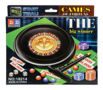 Roulettespel - Set med 24 Spelmarker