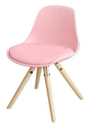 SoBuy, Barnstol, Barnbänk, Barnrum, rosa, FST46-P