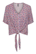 Pieces - pcNya SS Crop Tie Top