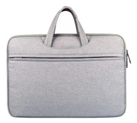 15.6" (~39,6 cm) Svamp 14" - 15,6" Laptopväska med handtag, grått