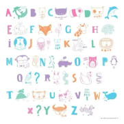 A Little Lovely Company Lightbox Letter Set Kids ABC Pastel