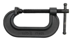 Yato YT-6421, C-tving, Kolstål, Gjutjärn, 7,5 cm