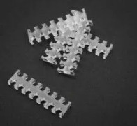 King Mod Service 14-Slot Cable Comb 4mm Large - Clear - Set of 5