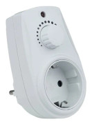 Orno Dimmer with additional 2P + Z socket (Schuko), max 280W