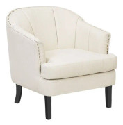 Beliani ELVERUM beige armchair