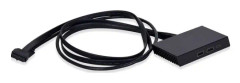 Lian Li - I/O-gränssnittskit för systemskåp - USB 3.1 Type-C and 2 x USB 3.0 Type-A - kan monteras under skåp - svart - 80 cm - för Lian Li O11 Dynam