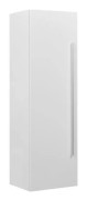 Badrumsskåp Vit MDF 132 x 40 cm med 4 Hyllor Väggskåp