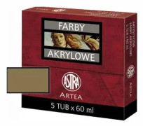 Astra akrylfärger 60 ml guld