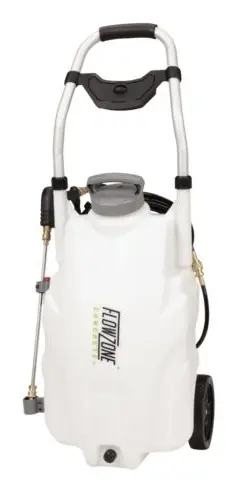 FlowZone Betongvagn tryckspruta Batteri 34 liter