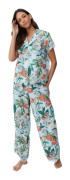 Debenhams Kvinnor/Damer vävda botaniska pyjamasbyxor med botaniska mönster