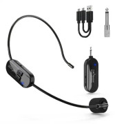 2,4G trådlöst mikrofon headset mikrofon för röst förstärkare högtalare karaoke dator undervisning möte yoga sång