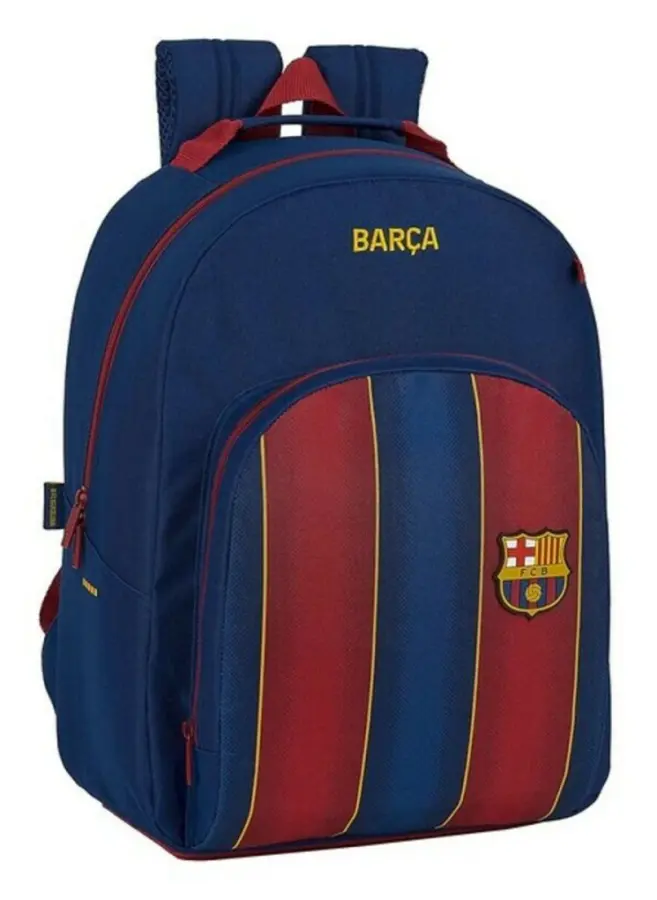Skolryggsäck F.C. Barcelona M305A Rödbrun Marinblå
