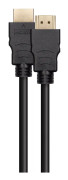 Deltaco HU-50, 5 m, HDMI Typ A (standard), HDMI Typ A (standard), Svart