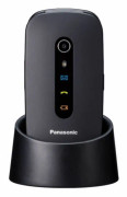 Panasonic KX-TU466EX - Telefon - microSD-kortplats - LCD-display - 240 x 320 pixlar - bakre kamera 2 MP - vit