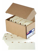 Självhäftande produkter/etiketter Apli 1000 Delar Med bricka Kräm 120 x 57 mm