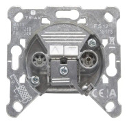 Triax FS 12, Typ F, Grå, EN 50083-2, EN 60728-4 EN50083-2 (Class A+10dB), -25 - 55 ° C, 70,6 mm, 21,9 mm
